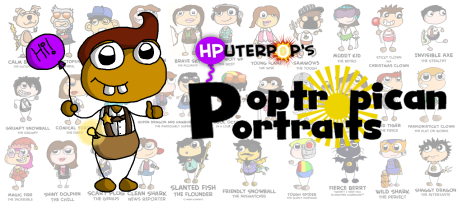Poptropican Portraits Logo