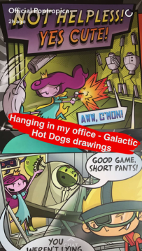 Galactic Hot Dogs drawings