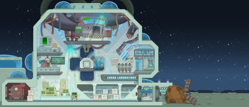 Lunar Laboratory, Lunar Colony Island