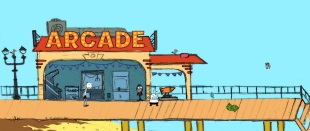 Wimpy Boardwalk arcade sketch