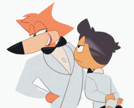 Spy Fox and Director D. by Napstachill