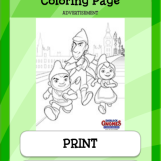 Sherlock Gnomes Coloring Page