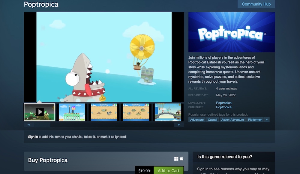 Old Poptropica: picking up Steam 🎮🚂 – 🏝 Poptropica Help Blog 🗺